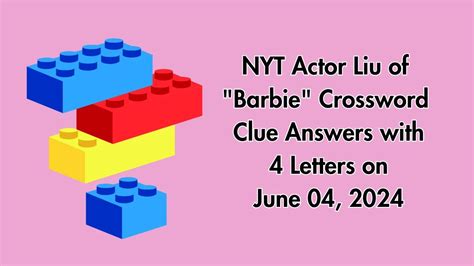 barbie asian actor|barbie actor liu crossword.